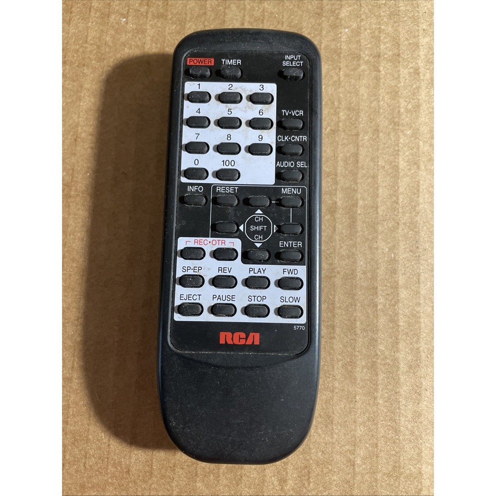 RCA 5770 VCR Remote‎ Control